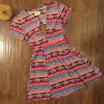Show Me Your Mumu  Women's XS Stripe Ibiza Mini Dress Floral Boho Photo 4