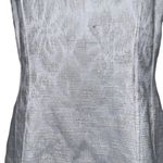 Lafayette 148 NWT Sheath Dress Sleeveless Textured Sheer Inserts Cream size 6 Photo 4