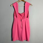 Hello Molly  Utter Magic Mini Dress Womens Medium 6 Pink Open Back Cocktail Party Photo 8
