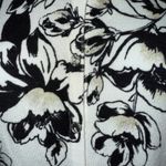 White House | Black Market WHITE HOUSE BLACK MARKET Floral Print Rhinestone Snaps 3/4" Sleeve Cardigan M Photo 4