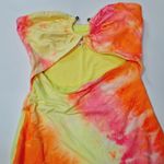 superdown Maeve Mini Dress in Orange Tie Dye XS Photo 4
