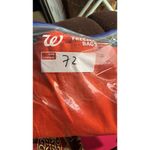 J.Crew  Red Linen Skirt Size 0 Womens Mini A-Line Button Accent‎ Career Photo 7