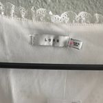 Lush Clothing Lush Pink Floral Lace Trim Tank Top Photo 3