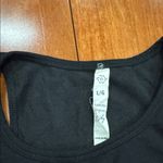 Nanette Lepore Black Mesh Sleeve Cold Shoulder Blouse size L Photo 4