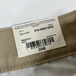 st. john's bay | Tan Biscotti Khaki Shorts 20W Photo 3