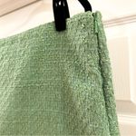 Mango NWT MNG Tweed Mini Skirt Green sz XL Photo 7