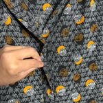 CAbi NWOT  3131 Limited Edition Eclipse Moon Shirt‎ Black White Orange Size Small Photo 5