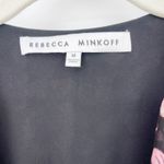 Rebecca Minkoff Miley Floral Ruffle Mini Dress Pink Black Size Medium Photo 4