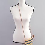 Pine & Boon Striped Hand Painted Soft Leather Crossbody Bag Photo 2