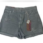 Vanilla Star Jeans NWT Vanilla Star High Rise Shortie Distressed Fray Hem Shorts Size Junior 7 Photo 0