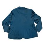 Loft  Plus Dark Green Satin Blazer Photo 1