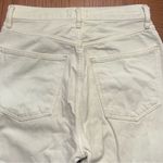 AGOLDE  High Rise Straight Leg 90's Button Fly Jeans White Size‎ 26 Photo 11