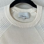 3.1 Phillip Lim Ribbed Sweater With Waist Tie Antique White Beige Size Small Photo 7
