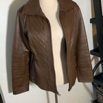 Avanti  brown jacket size small leather Photo 0