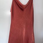 Better B. Copper Satin Dress Photo 0