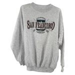 American Vintage Made in USA vintage San Francisco fisherman’s wharf light gray sweatshirt XL Photo 0