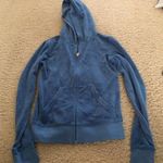 Juicy Couture Blue zip up never worn jacket with print Photo 0
