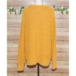 Zenana Outfitters Mustard Yellow Knit Long Sleeve Pullover Sweater 1X Slouchy Casual Winter Photo 4
