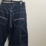 Fubu The Collection vintage black cotton carpenter Jeans Pants wide leg Y2K 7/8 Size undefined Photo 5