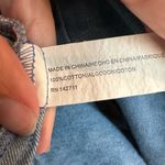 Eloquii Western Boho Blue Denim Chambray Bow Tie Front Dress Women’s Size 14 Photo 9