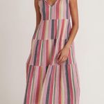 Marine layer Corinne Maxi Dress in Multi Stripe, Size L New w/Tag SOLD OUT! Photo 4