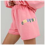 MAYFAIR Your Emotions Are Valid Emotional Soft Pink Sweat Lounge Shorts Size XXL Photo 0