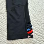 FILA  Workout Black Capris with Red and Blue Accents in Size S Photo 7