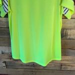 Sunshine‎ & Rodeos Neon Leopard Sleeve Top Size XL Green Photo 6