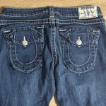 True Religion Womens Skinny Jeans Dark Wash White Stitching Detail Size 29 USA Photo 7