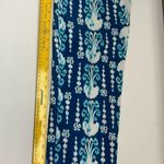 Lilly Pulitzer COCOANUT WALK CROP Pants Get In Line Indigo Jellyfish Size 4 EUC Photo 14