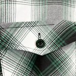 Dixxon Womens Flannel Top Large Callahan Plaid Street Grunge Heritage Overshirt Green Photo 4