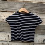 ZARA ✨ Striped B&W Crop Top✨ Photo 5