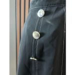 ZARA Black Mini-Skirt with Suspenders size small Photo 2