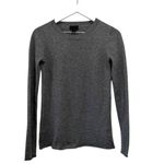 J.Crew  Collection Italian Cashmere Gray Crewneck Sweater XS Photo 1