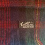 Cashmillon Plaid Tartan Scarf Acrylic Fringe Blue Red Green Winter Photo 1