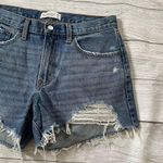 Abercrombie & Fitch Mid Rise Boyfriend Short Jean Shorts Women Size 6 Photo 2