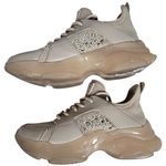 Steve Madden  Women's Vance Beige Rhinestone Chunky Sole Sneakers Shoes Size 6.5‎ Photo 3