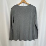 Nike Vintage  Womens XL Red Tag Long‎ Sleeve T-shirt Crewneck Gray Activewear Photo 7