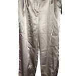 Anthropologie Maeve By Champagne Satin Jogger Dress Pants Size 2 Photo 1