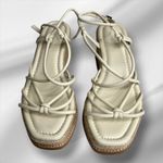 Paige - Julia Wedge Bone Leather Size 5.5 Photo 0