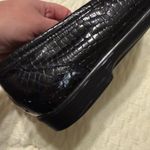 SAS Simplify Black Patent Leather Croc Embossed Loafers Shoes Women’s Sz 9 Slim Photo 3