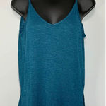 Mudd Women's Blue Sleeveless V Neck Pullover Spaghetti Strap Tank Size Small Photo 0