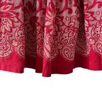 Yoana Baraschi Anthropologie Women's Floral A-Line Skirt Red Knee-Length Size 8 Photo 10