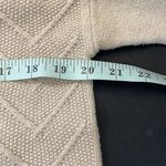 Hem & Thread Women's Hooded Cardigan Sweater Knit Ribbed Button Down Tan Small Photo 7