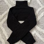 Forever 21  Turtleneck Cropped Sweater Black Photo 1