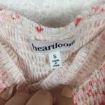 Heartloom Della Pink Floral Smocked Puff Sleeve Midi Dress Small Coquette Girly Photo 5