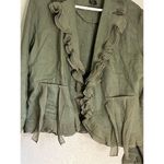 Anne Carson  Linen Blend Ribbon  Blazer Jacket Pl P L Photo 1