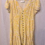 WISH Rent the Runway Golden Bloom dress sz L $191 Yellow Size L Photo 9