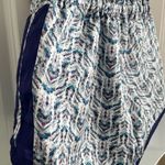 Victoria's Secret Victoria Secrets Geometric Tribal Striped Pajama Shorts Blue S/P Photo 4