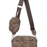 Bedicy Quilted Small Crossbody Purse Brown Photo 0